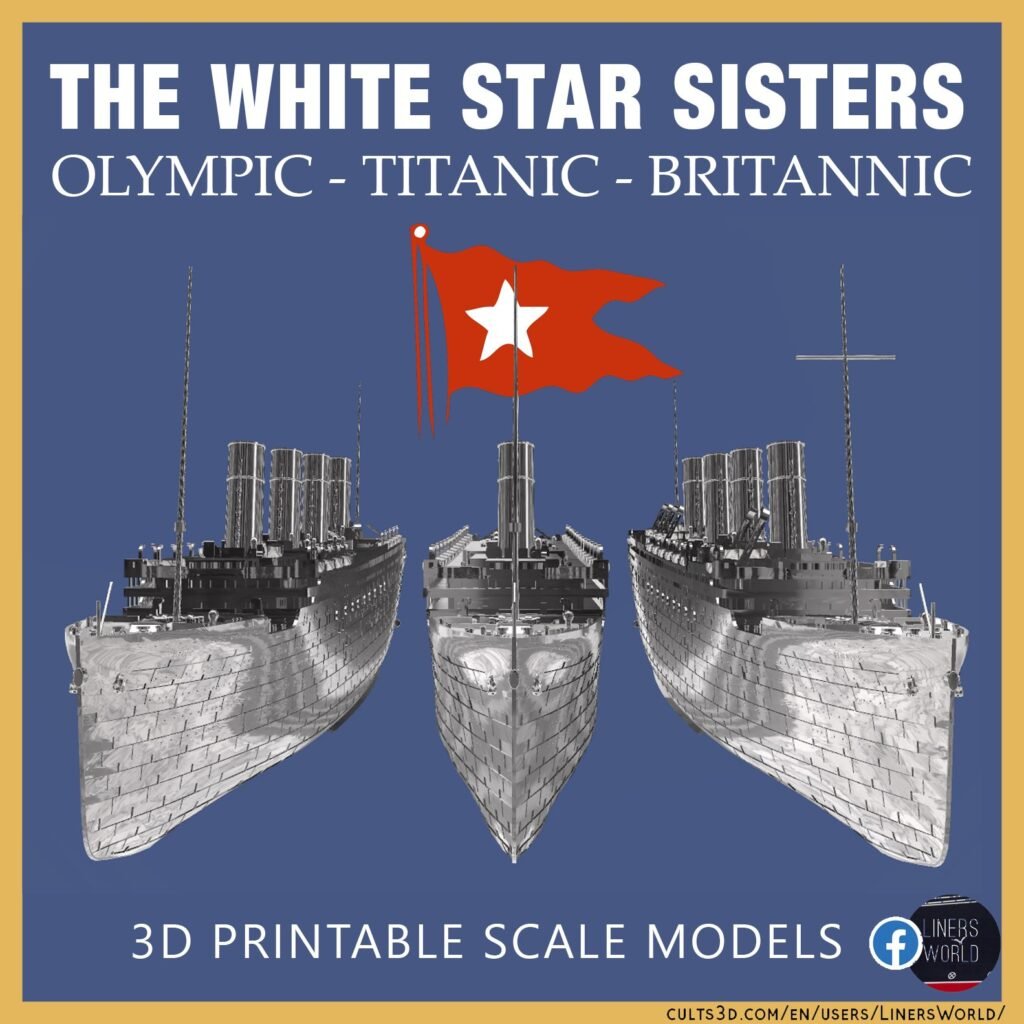 Olympic Titanic Britanic ocean liners pack