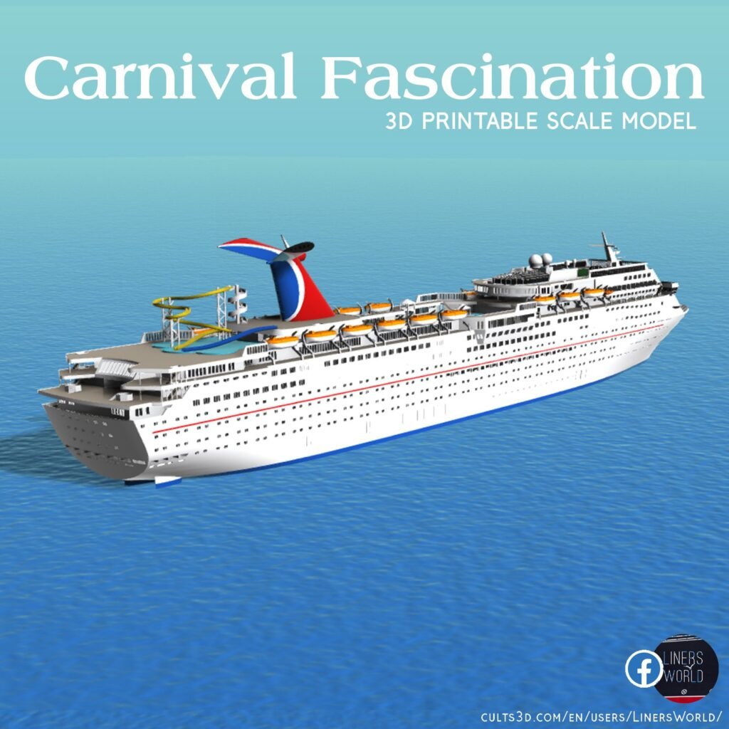 CARNIVAL FASCINATION cruise ship 3d printable model