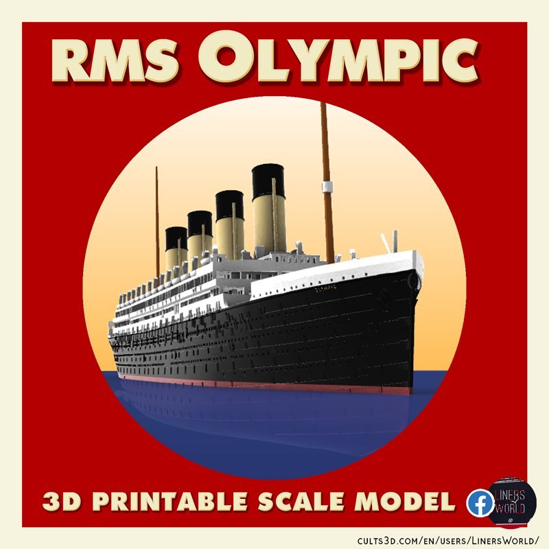 White star Line RMS Olympic, Titanic's sister scale model