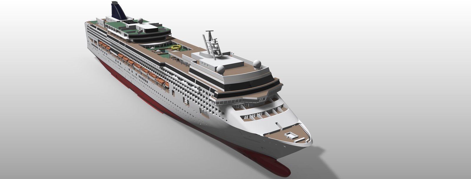Norwegian Jade NCL cruise ship printable model - Image 2