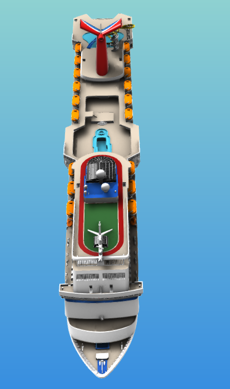 CARNIVAL IMAGINATION cruise ship 3d printable model - Image 3