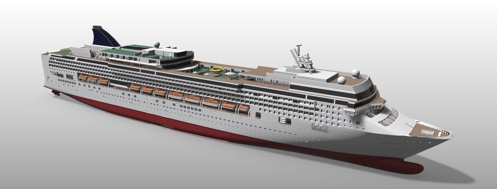 Norwegian Jade NCL cruise ship printable model - Image 3