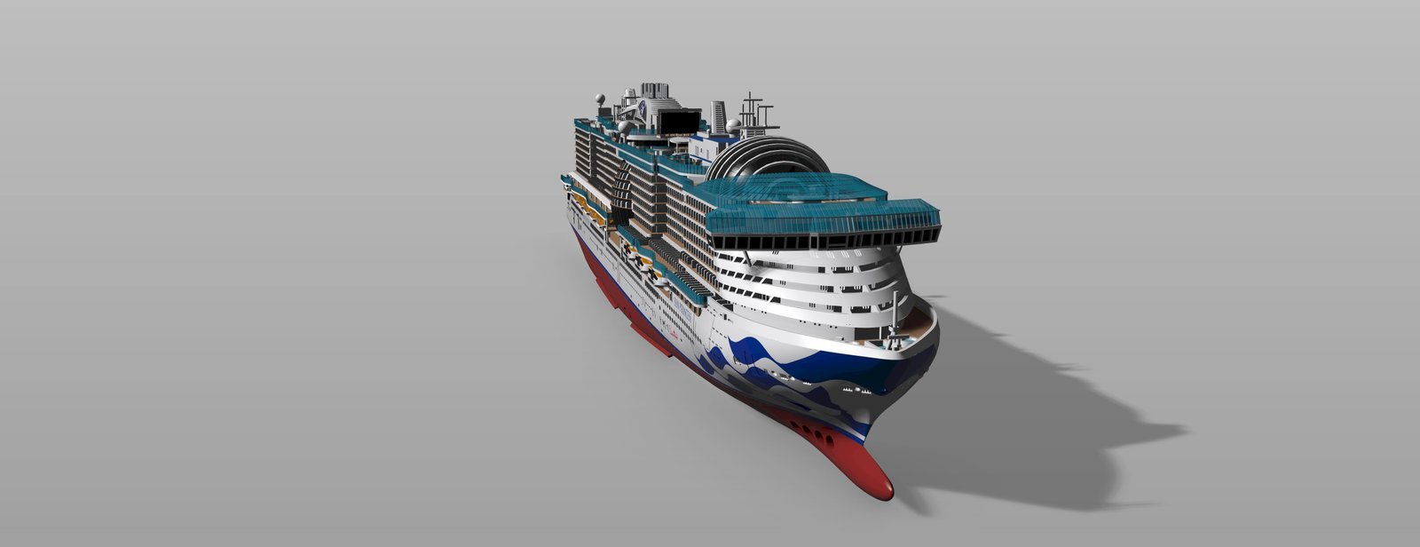 SUN PRINCESS (2024) cruise ship print ready model - Image 5