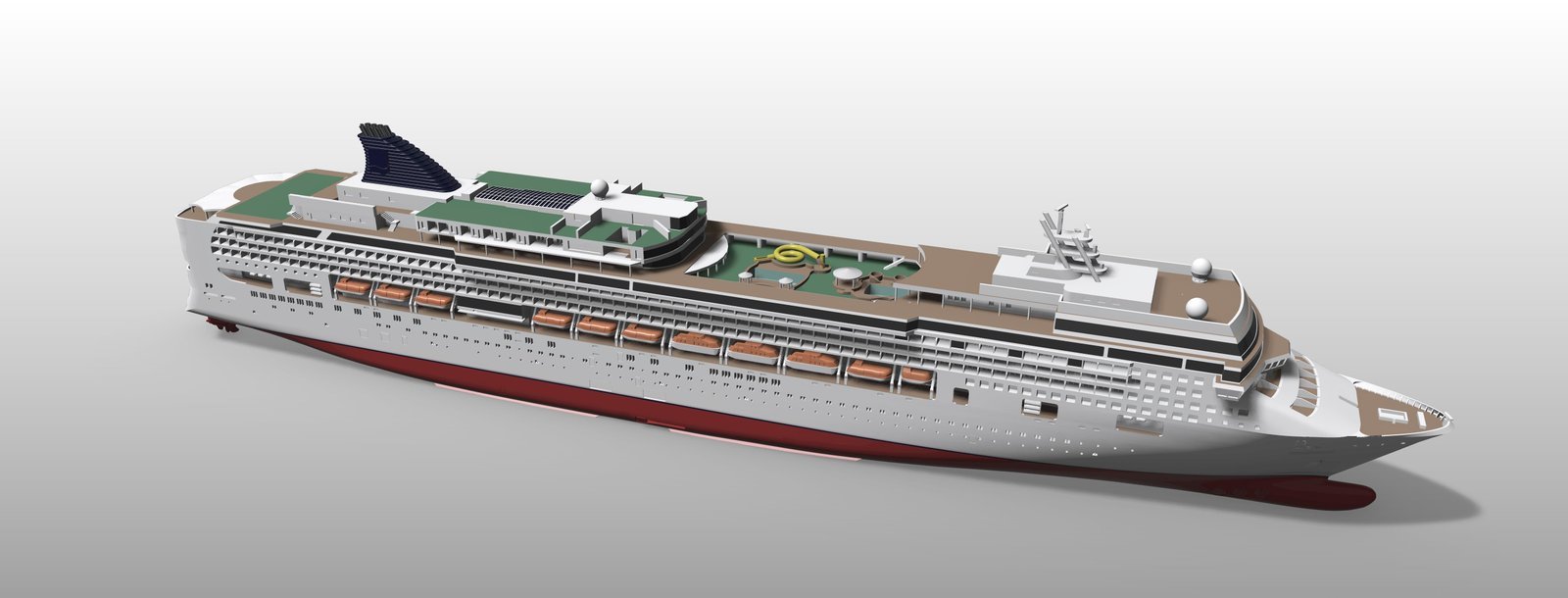 Norwegian Jade NCL cruise ship printable model - Image 6