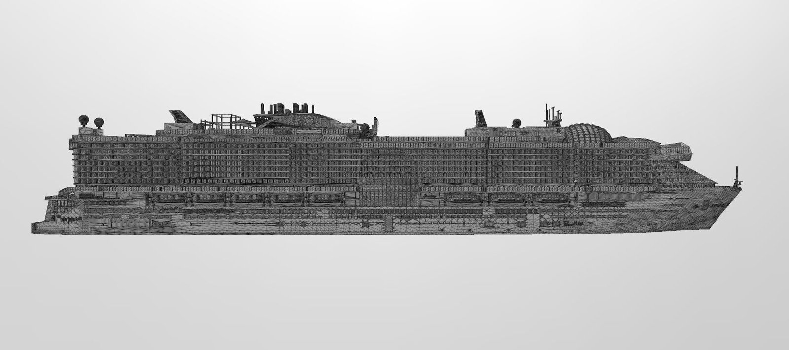 SUN PRINCESS (2024) cruise ship print ready model - Image 9