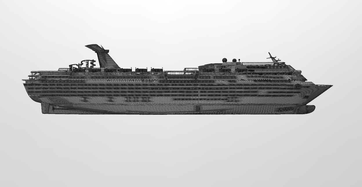 CARNIVAL IMAGINATION cruise ship 3d printable model - Image 10