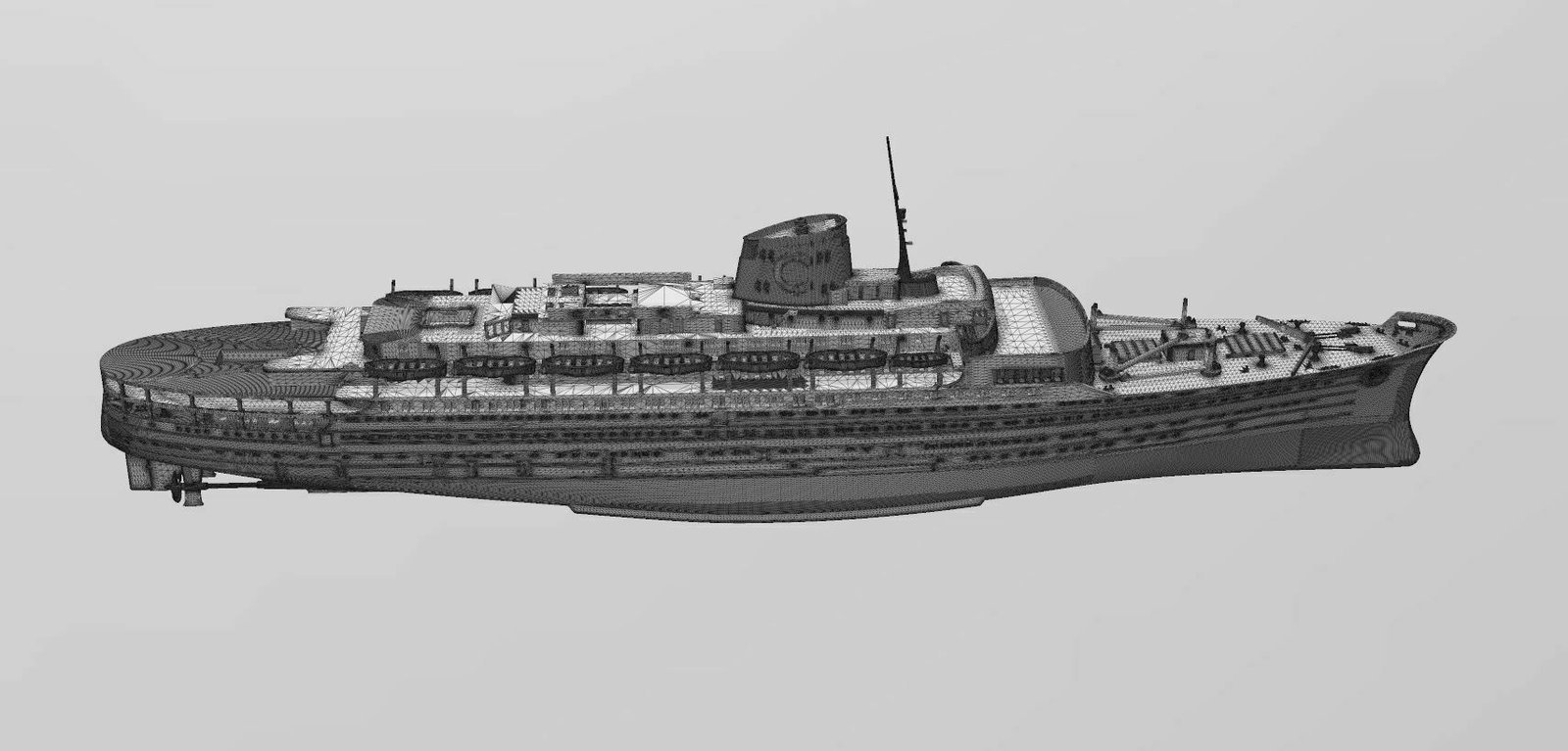 CARLA C. Costa Line cruise ship print-ready model - Image 10